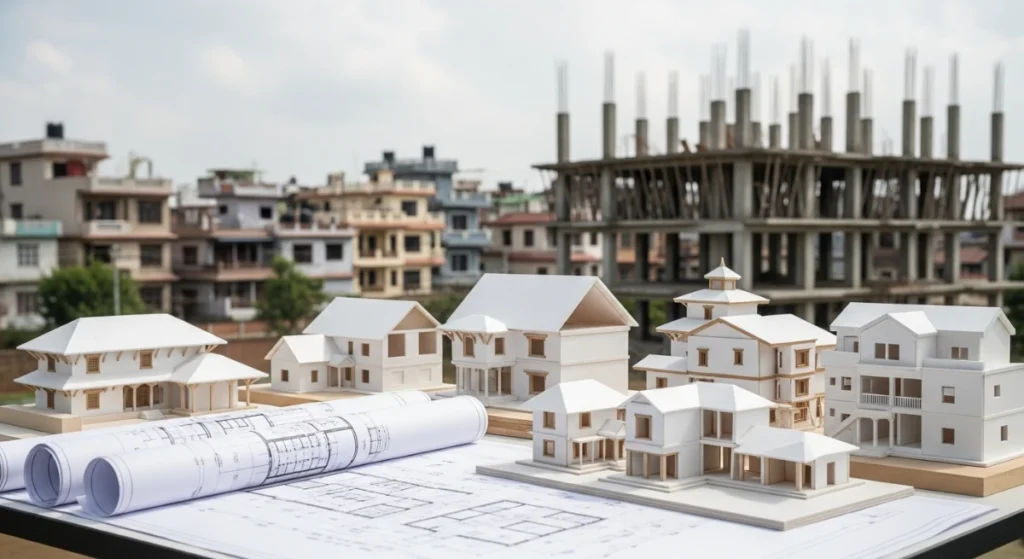 Residential Building Construction in Nepal